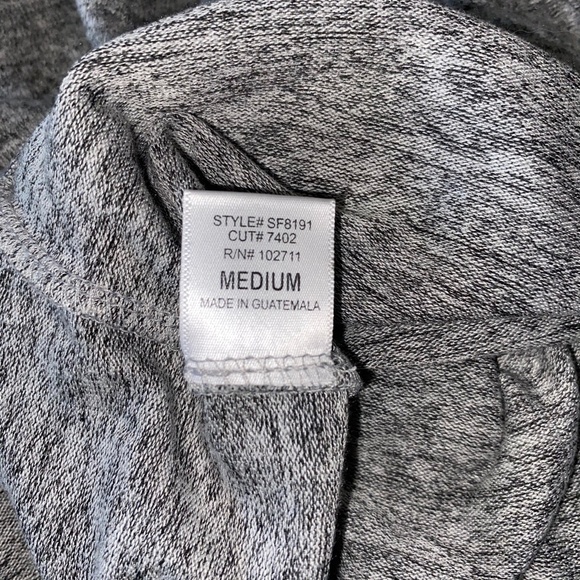 Gibson Off The Shoulder Grey Sweater - Picture 4 of 16